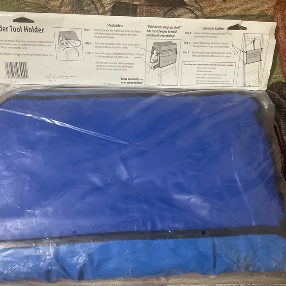 Werner 4-sided Multi-Pocket Step/ Extension Ladder Tool Bag/ Holder NEW - Picture 7 of 10